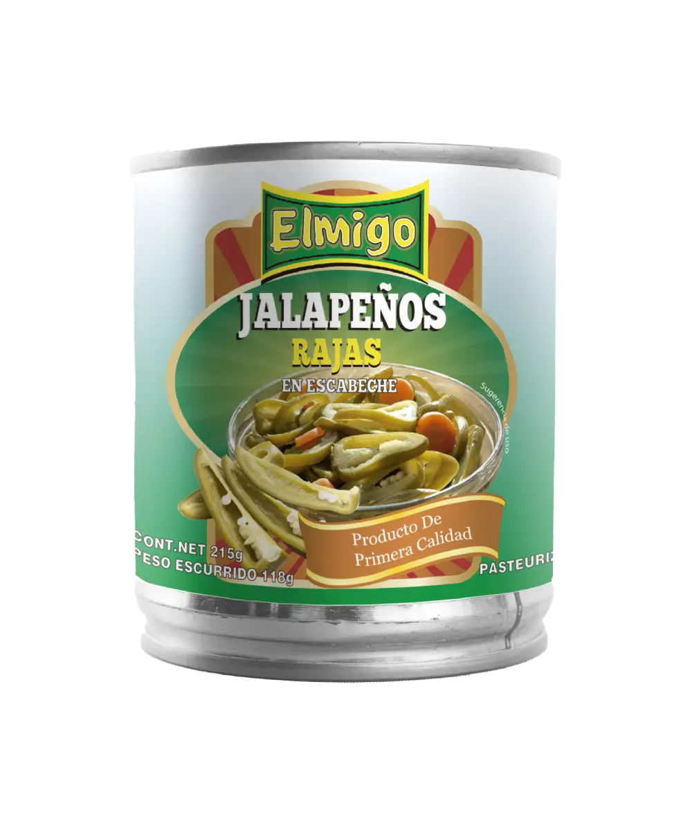 ELMIGO JALAPEÑOS En escabeche 215 g - Imagen 3