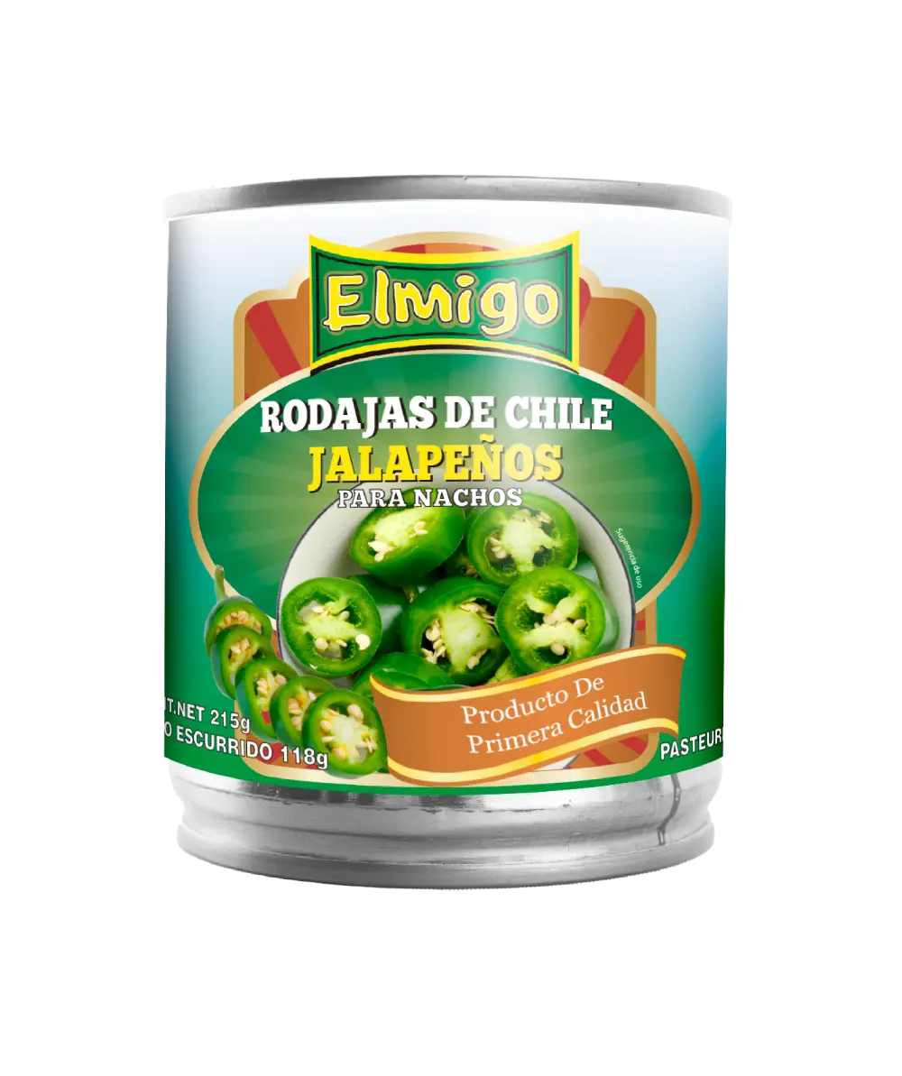 ELMIGO JALAPEÑOS En escabeche 215 g - Imagen 4
