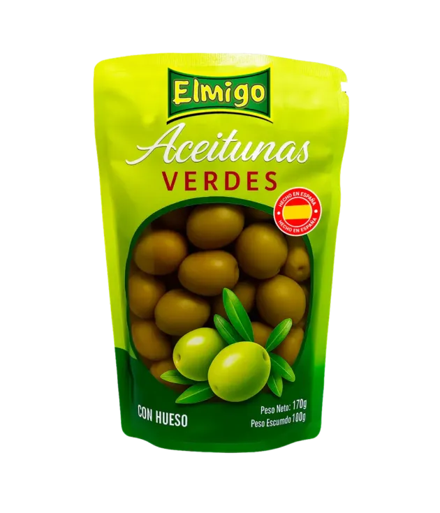 ELMIGO Aceitunas Verdes – Con y Sin Hueso