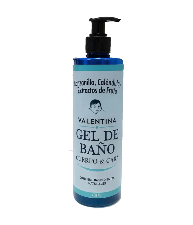Valentina Gel de Baño 400 ml – Con Manzanilla y Caléndula